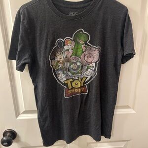 Unisex Toy Story Graphic Tee - Black—Adult Small